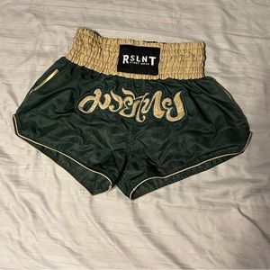 RSLNT Microfiber Unisex Muay Thai shorts XS